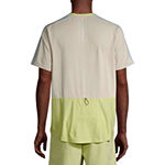 Xersion Ss Run Color Block Mens Crew Neck Short Sleeve T-Shirt