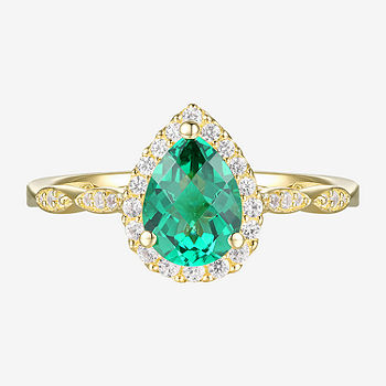 95% Emerald Party Wear Gold Gems Stone Ring, Size: 1inch (diameter) at Rs  3000 in Jaipur