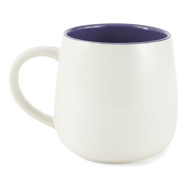 Home Expressions Prismatic Stoneware Monogram Dishwasher Safe Coffee Mug