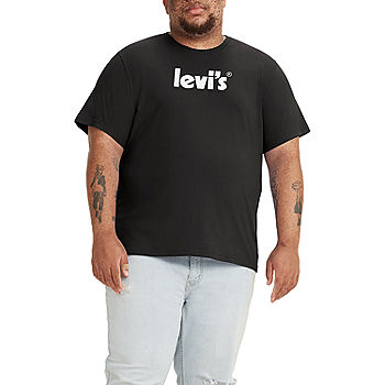 Levi's Big and Tall Mens Crew Neck Short Sleeve Regular Fit Graphic T-Shirt  - JCPenney