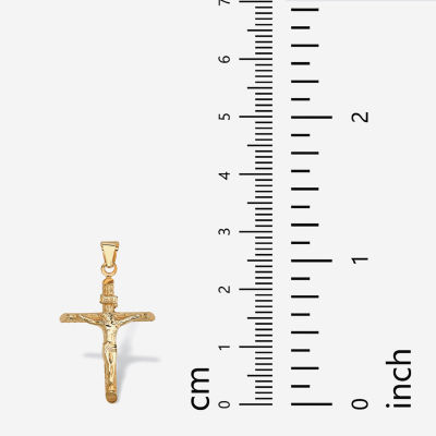 Unisex Adult 14K Gold Cross Pendant