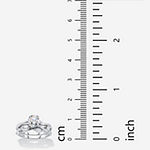 DiamonArt® Womens 1 7/8 CT. T.W. White Cubic Zirconia Sterling Silver Bridal Set