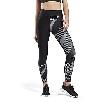 Reebok Womens Mid Moisture Wicking Full Length Color: Night - JCPenney