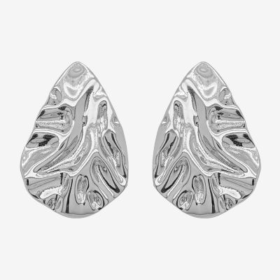 Silver Reflections Womens Pure Silver Over Brass Drop Earrings