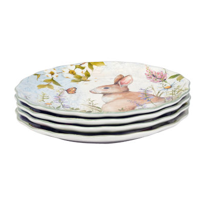 Certified International Easter Meadow 4-pc. Earthenware Dinner Plate