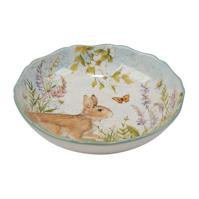 Certified International Easter Meadow Serving Bowl