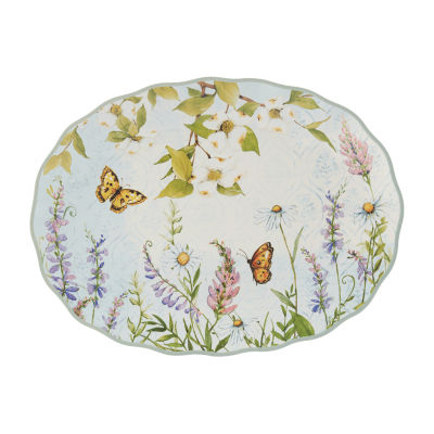 Certified International Easter Meadow Serving Platter