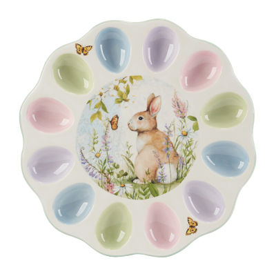 Certified International Easter Meadow Serving Platter