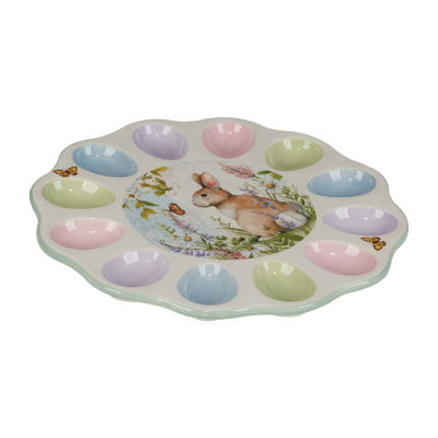 Certified International Easter Meadow Serving Platter