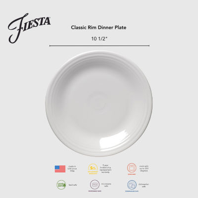 Fiesta Classic Rim China Dinner Plate