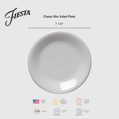 Fiesta Classic Rim Ceramic Salad Plate