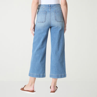 Gloria Vanderbilt Womens High Rise Modern Fit Cropped Pant