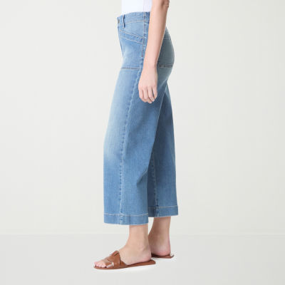 Gloria Vanderbilt Womens High Rise Modern Fit Cropped Pant