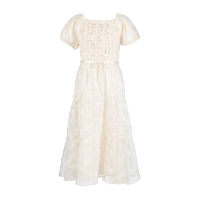 Speechless Big Kid Girls Short Sleeve Maxi Dress