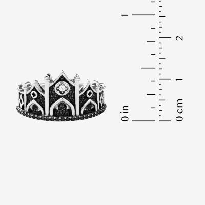 Harry Potter (F/Si2) Womens Lab Grown Diamond Accent Genuine Spinel Sterling Silver Cocktail Ring