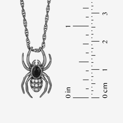 Harry Potter (F / Si2) Womens Diamond Accent Genuine Black Onyx Sterling Silver 16 Inch Pendant Necklace