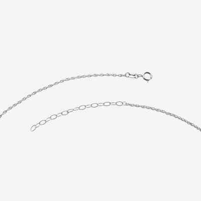 Harry Potter (F/Si2) Womens 1/6 CT. T.W. Lab Grown White Diamond Sterling Silver 16 Inch Pendant Necklace