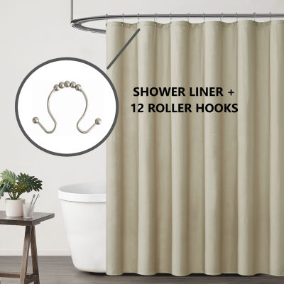 Truly Calm Embossed Shower Curtain Liner