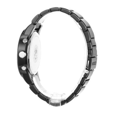 Citizen Axiom Mens Chronograph Black Stainless Steel Bracelet Watch At2245-57e