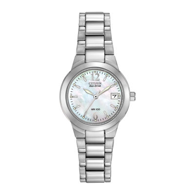Citizen Chandler Womens Silver Tone Stainless Steel Bracelet Watch ...