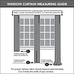 Clean Window Waffle Texture Anti-Dust Light-Filtering Rod Pocket Single Curtain Panel