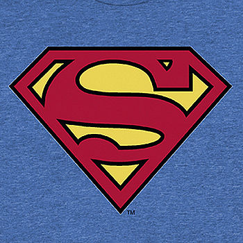 Sprog fejl Skygge Big and Tall Mens Crew Neck Short Sleeve Regular Fit Superman Graphic T- Shirt, Color: Royal Heather - JCPenney