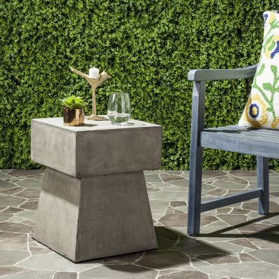 Zen Patio Collection Concrete Side Table