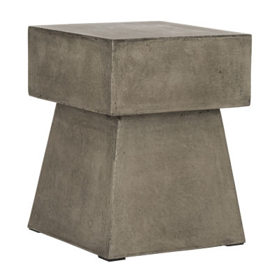 Zen Patio Collection Concrete Side Table