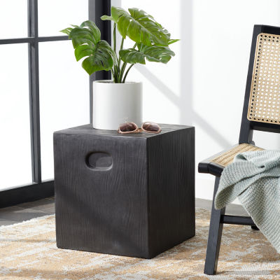 Safavieh Cube Collection Concrete Side Table