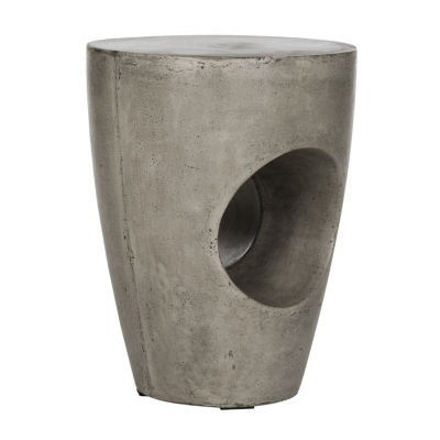 Safavieh Aishi Patio Collection Concrete Side Table