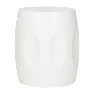 Safavieh Zuri Patio Collection Weather Resistant Concrete Side Table