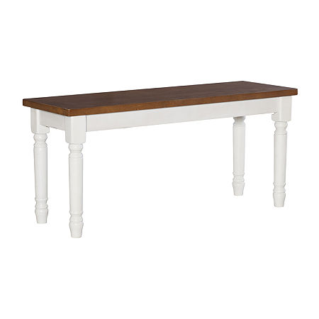 Theona Dining Bench, One Size, Brown