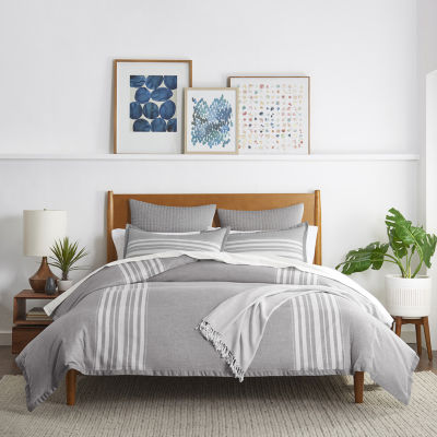 Fieldcrest Textured Stripe 3-pc. Comforter Set & Accessories