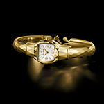 Bulova American Girl Womens Gold Tone Stainless Steel Bangle Watch 97l170
