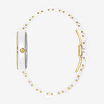 Bulova Millennia Womens Diamond Accent White Bracelet Watch 98r292