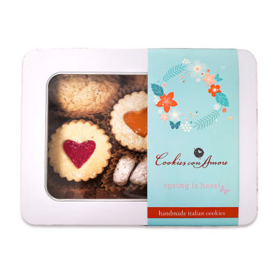 Cookies Con Amore 22oz Spring Assorted Tin Food Sets