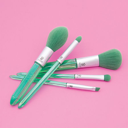 MODA Emerald Crystal 5pc Brush Set, One Size, Green