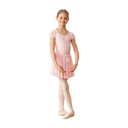 Capezio Little & Big Girls Pull On Dance Skirt, Medium, Pink