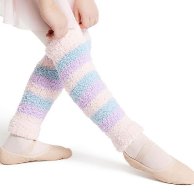 Capezio Girls Harmonie 12" Striped Leg Warmers