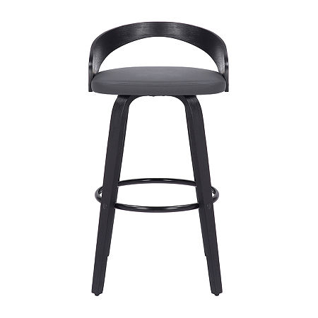 Sonia Swivel Bar Stool, One Size, Gray