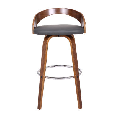 Sonia Swivel Bar Stool, Color Graywalnut JCPenney