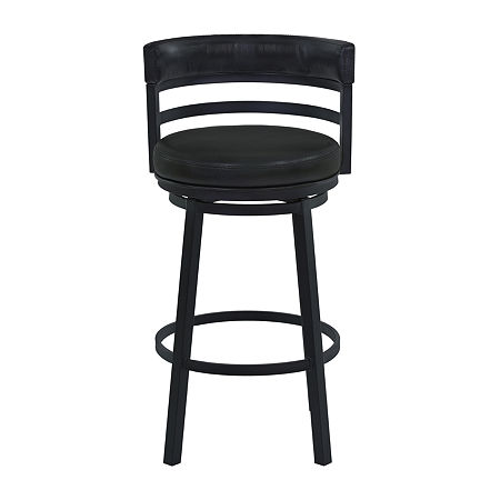 Titana Swivel Bar Stool, One Size, Black