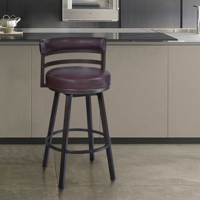 Titana Counter Height Upholstered Bar Stool, Color Brown JCPenney