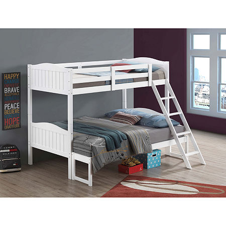 Arlo Kid's Bunk Bed, One Size, White