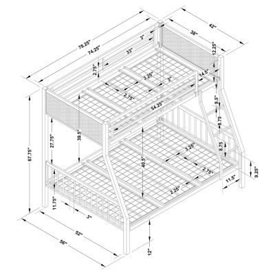 Meyers Kid's Bunk Bed