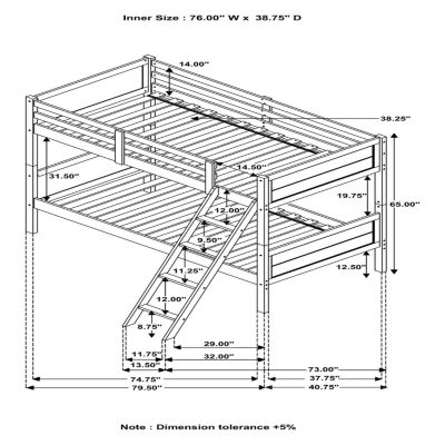 Ryder Kid's Bunk Bed