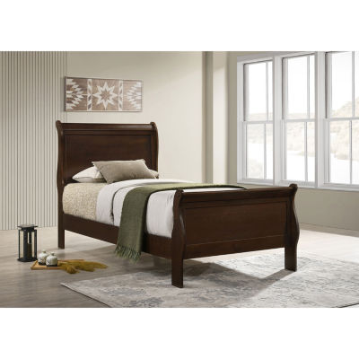 Louis Philippe Rectangle Bed