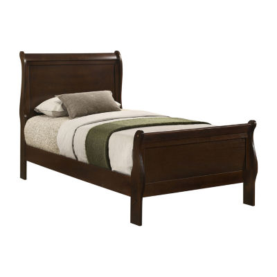 Louis Philippe Rectangle Bed
