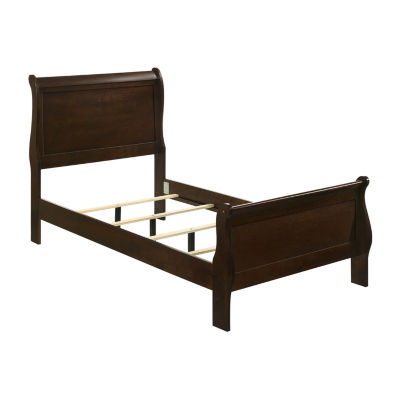 Louis Philippe Rectangle Bed