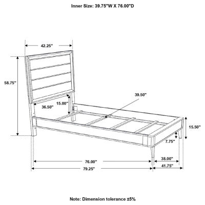 Ramon Rectangle Bed